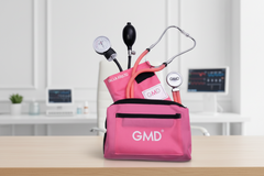 KIT DE TENSIÓMETRO Y FONENDOSCOPIO RAPPAPORT CON ESTUCHE COLORS GMD