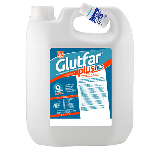 GLUTARALDEHIDO 2% POTENCIALIZADO Y TAMPONADO GLUTFAR PLUS HLD