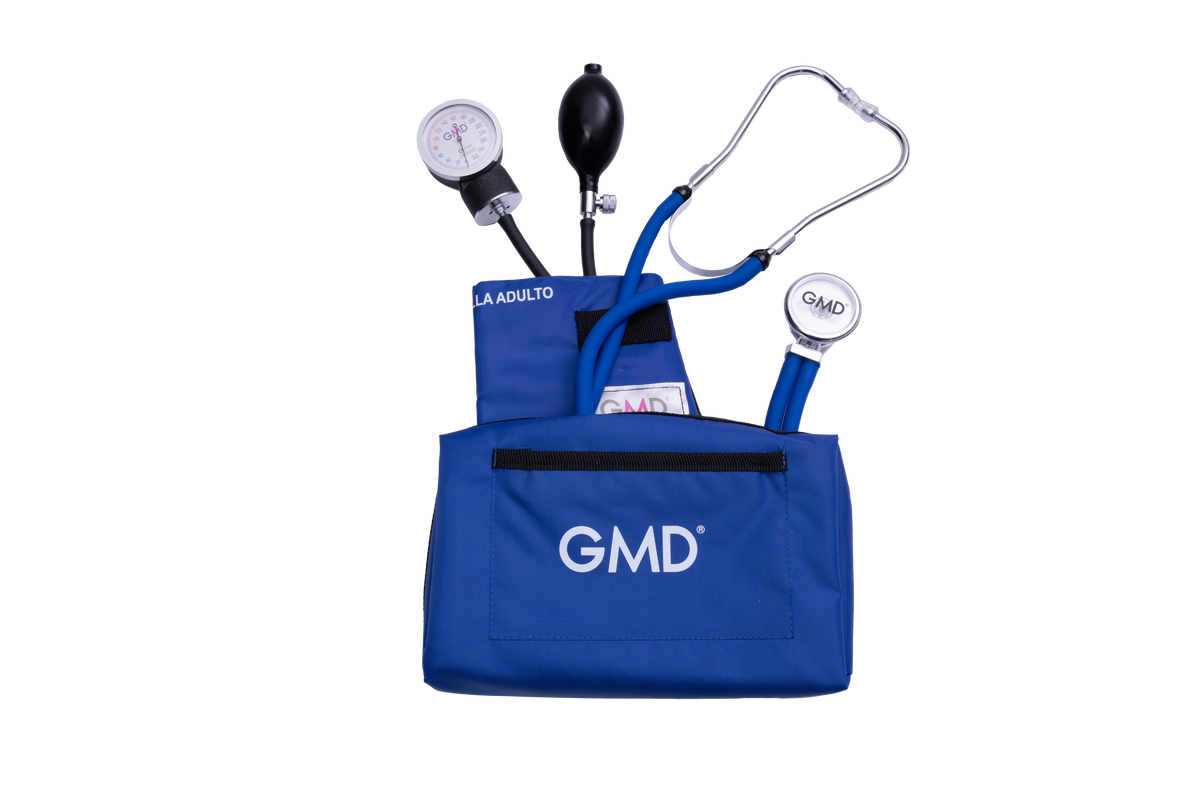 KIT DE TENSIÓMETRO Y FONENDOSCOPIO RAPPAPORT CON ESTUCHE COLORS GMD