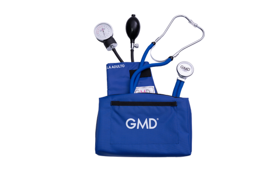 KIT DE TENSIÓMETRO Y FONENDOSCOPIO RAPPAPORT CON ESTUCHE COLORS GMD