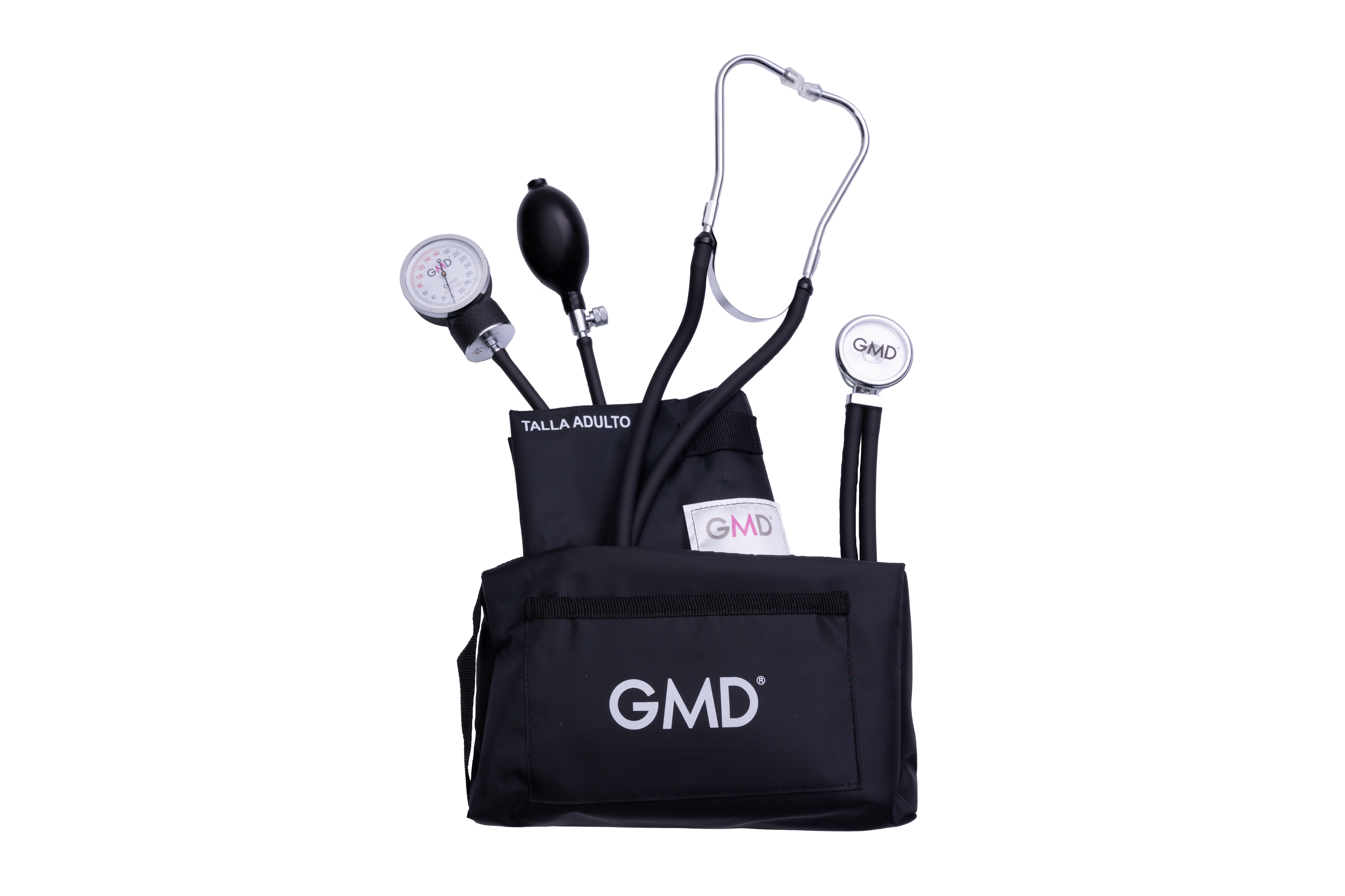 KIT DE TENSIÓMETRO Y FONENDOSCOPIO RAPPAPORT CON ESTUCHE COLORS GMD