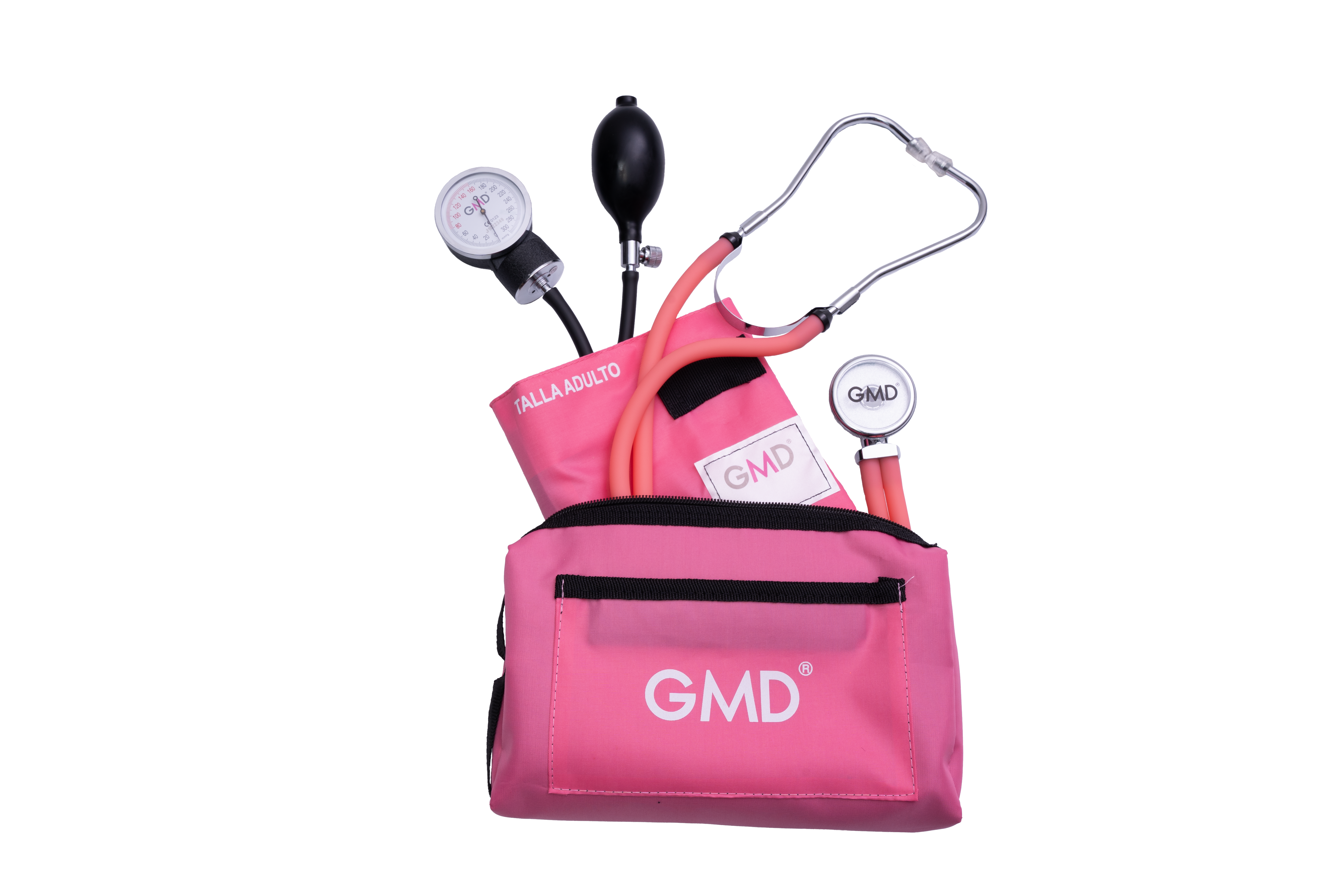 KIT DE TENSIÓMETRO Y FONENDOSCOPIO RAPPAPORT CON ESTUCHE COLORS GMD